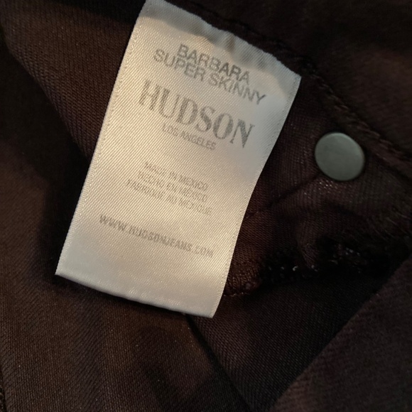 NWT Hudson Barbara Chocolate Brown Jeans Sz 25 - Picture 4 of 9